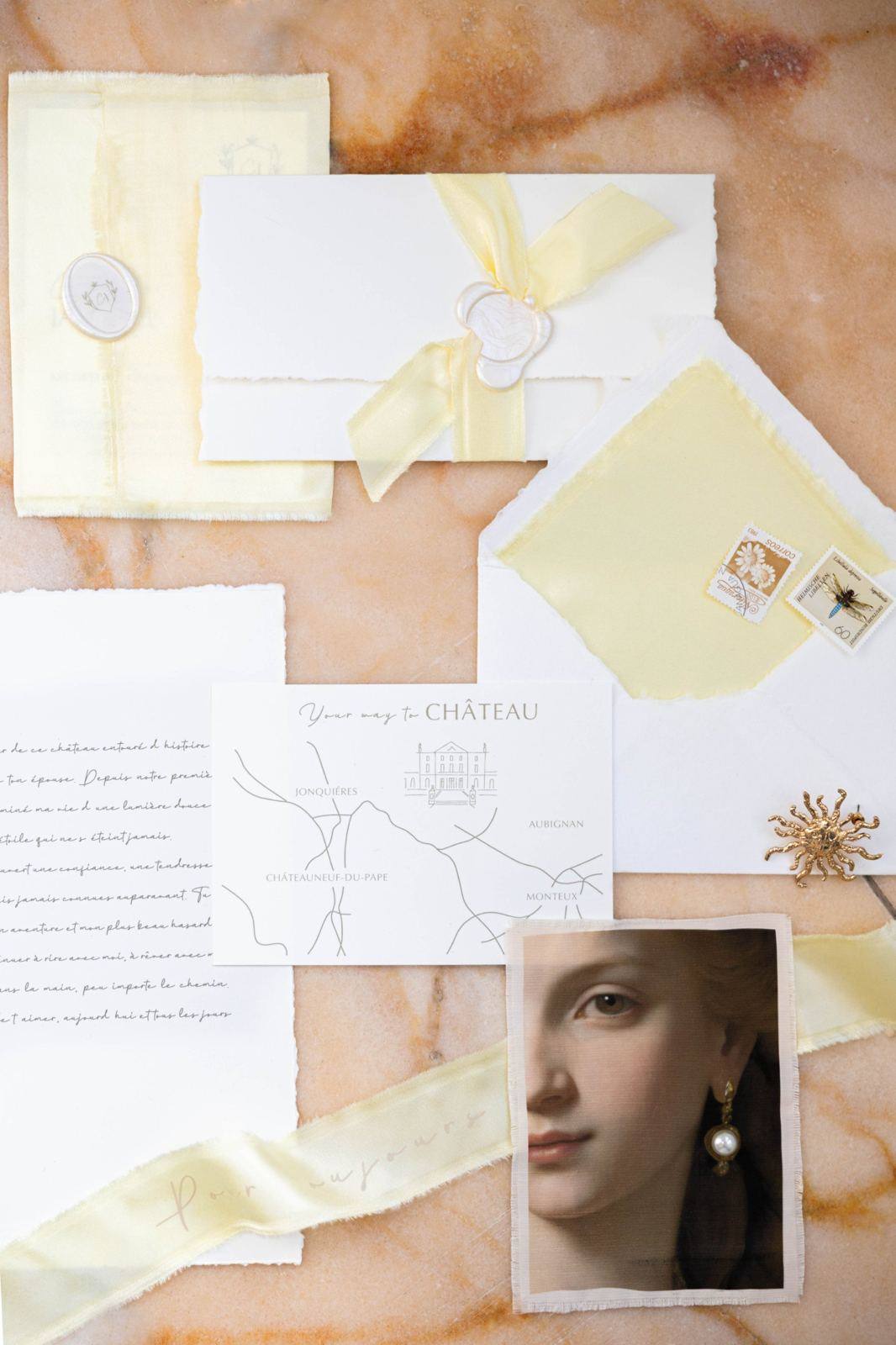 Wedding stationery and invitation suite